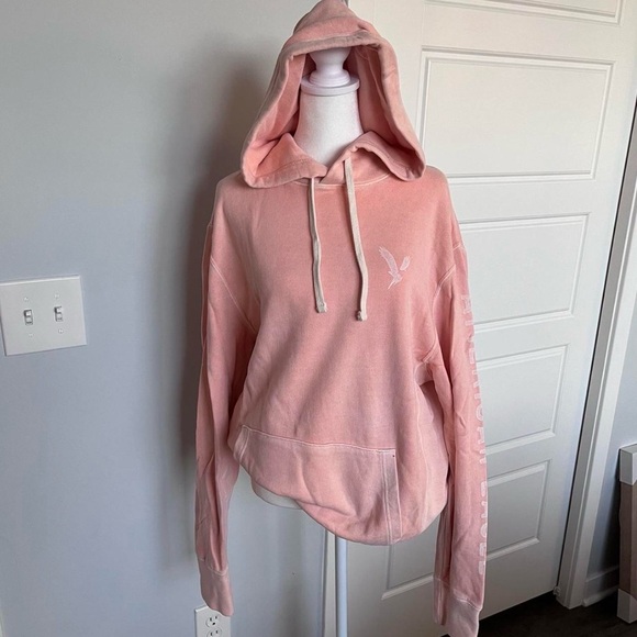American Eagle Outfitters Tops - American Eagle Outfitters Peach Coral Hoodie